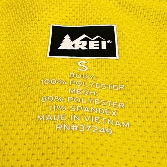 REI Yellow Performance Shirt. Size S - Picture 2 of 5